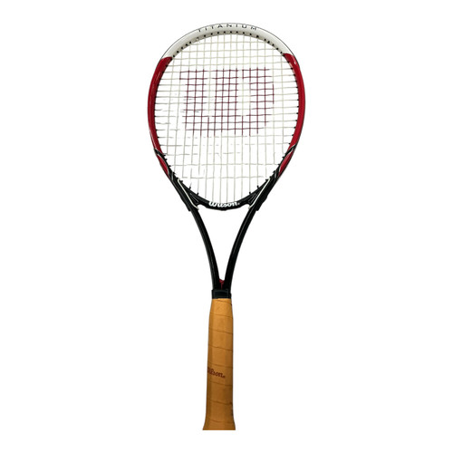Vist Large View of Product Image Which is Used Wilson FEDERER Adult Tennis Racquet None 4 1/2"