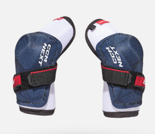 Vist Large View of Product Image Which is New CCM NEXT ELBOW PAD Youth Elbow Pads SM