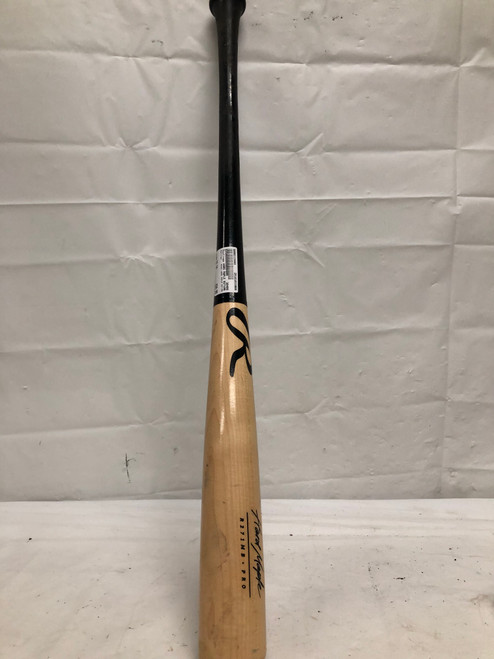 Vist Large View of Product Image Which is Used Rawlings HARD MAPLE R271MB BB/SB Wood Bat 32"