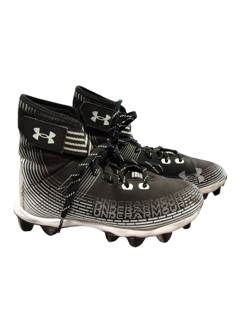 Vist Large View of Product Image Which is Used Under Armour SPOTLIGHT Jr FB Cleats Black Junior 04