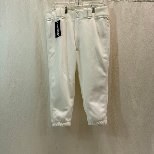 Vist Large View of Product Image Which is New Mizuno ADULT BASEBALL PANTS BB/SB Pant Mens White MD
