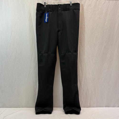 Vist Large View of Product Image Which is New Mizuno ADULT BASEBALL PANTS BB/SB Pant Mens Black LG