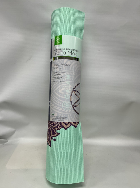 Vist Large View of Product Image Which is Used Gaiam Yoga Mat Turquoise