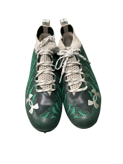 Used Under Armour Adult FB Cleats Green Senior 9.5 10672-S000333985 Vist Large View of Product Image Which is Used Under Armour Adult FB Cleats Green Senior 9.5