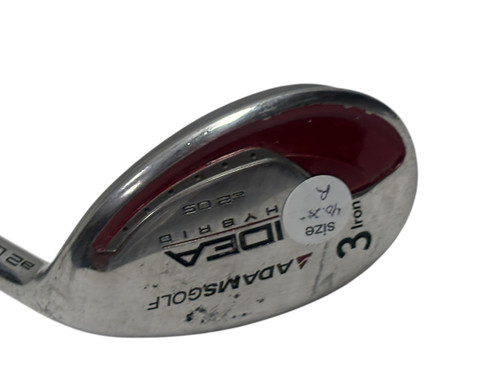 Vist Large View of Product Image Which is Used Adams IDEA HYBRID A2 OS Mens Hybrid Club RH 3 Hybrid 40.25" w/ R-Flex Shaft