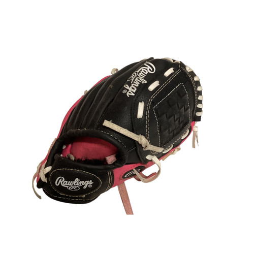 Used Rawlings PLAYER SERIES BB/SB Glove RH Throw Black 9" 11717-S000086920 Vist Large View of Product Image Which is Used Rawlings PLAYER SERIES BB/SB Glove RH Throw Black 9"