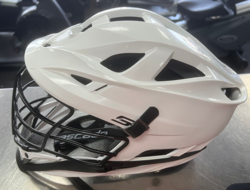Vist Large View of Product Image Which is Used Cascade S Lacrosse Helmet White One Size