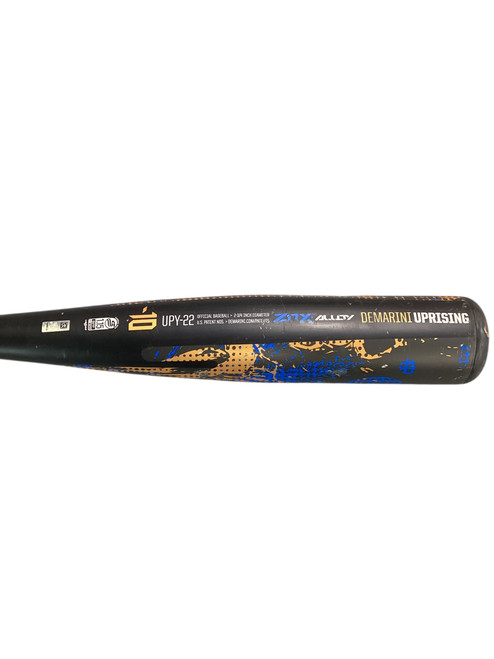 Vist Large View of Product Image Which is Used Demarini UPRISING BB/SB USSSA 2 3/4 Bat 29"