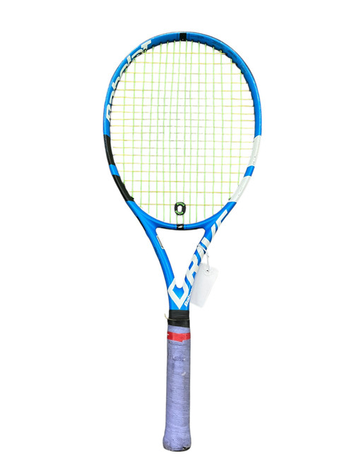 Used Babolat DRIVE Adult Tennis Racquet Royal Blue 4 3/8" 10672-S000334008 Vist Large View of Product Image Which is Used Babolat DRIVE Adult Tennis Racquet Royal Blue 4 3/8"