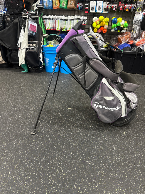 Vist Large View of Product Image Which is Used Taylormade WOMENS STAND BAG Womens Stand Bag Purple