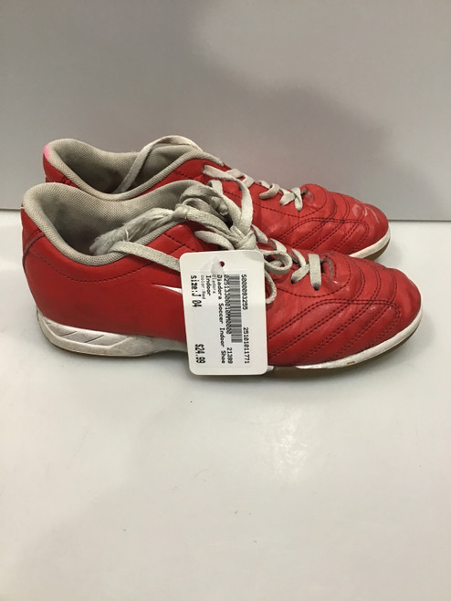 Vist Large View of Product Image Which is Used Diadora Soccer Indoor Shoes Red Junior 04