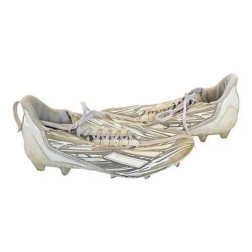Vist Large View of Product Image Which is Used Adidas LAX Cleats Mens White Senior 11.5
