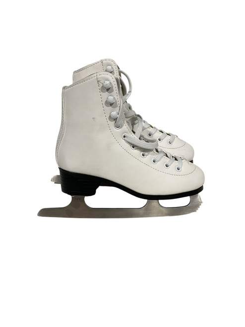 Vist Large View of Product Image Which is Used American Athletic FIGURE SKATES Girls Figure Skate White Junior 02