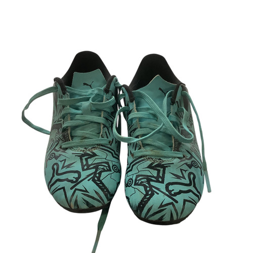 Vist Large View of Product Image Which is Used Puma Soccer Cleats Carolina Blue Youth 13.0