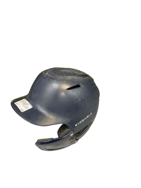 Vist Large View of Product Image Which is Used Evoshield WTV7115NASM Batting Helmet No Mask Navy Blue SM