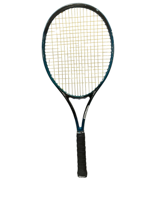 Vist Large View of Product Image Which is Used Prince GRAPHITE PRO XB OVERSIZED Adult Tennis Racquet Teal 4 3/8"