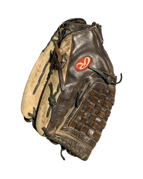 Used Rawlings RENEGADE BB/SB Glove RH Throw Brown 14" 11724-S000218626 Vist Large View of Product Image Which is Used Rawlings RENEGADE BB/SB Glove RH Throw Brown 14"