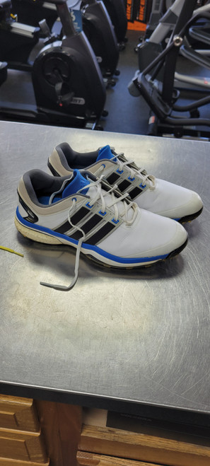 Vist Large View of Product Image Which is Used Adidas Mens Golf Shoes Navy Blue Senior 11
