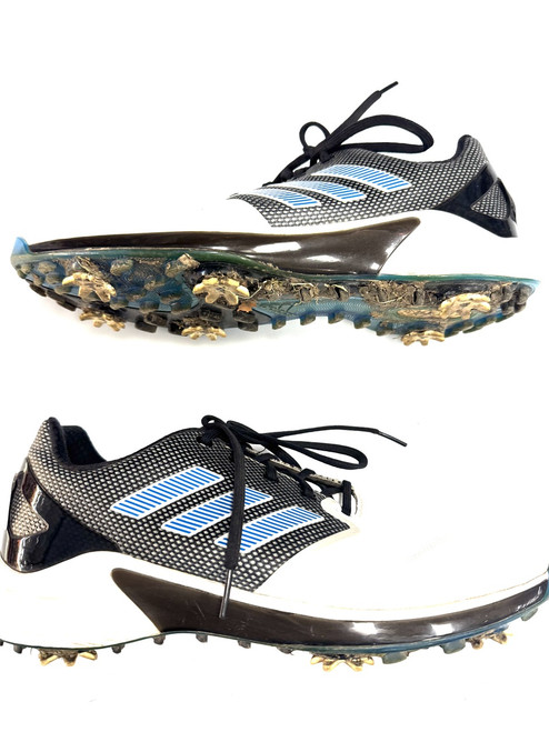 Vist Large View of Product Image Which is Used Adidas Mens Golf Shoes White Senior 10.5