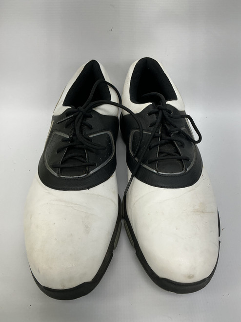 Vist Large View of Product Image Which is Used Nike Mens Golf Shoes Black And White Senior 11.5