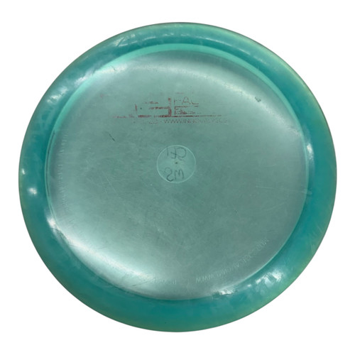 Vist Large View of Product Image Which is Used Innova FACTORY SECOND Disc Golf Driver Teal 175g