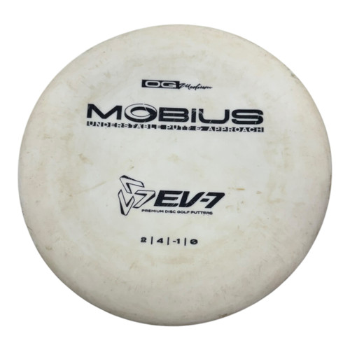 Vist Large View of Product Image Which is Used EV-7 MOBIUS Disc Golf Putter White 173g