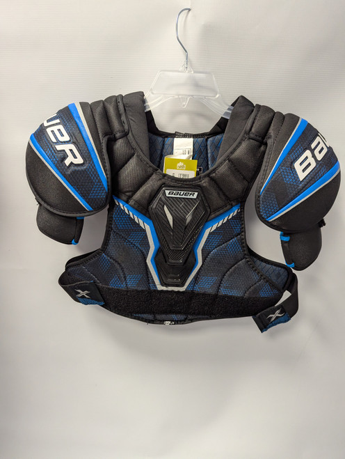 Vist Large View of Product Image Which is Used Bauer X S21 SHOULDER Intermediate Shoulder Pads LG