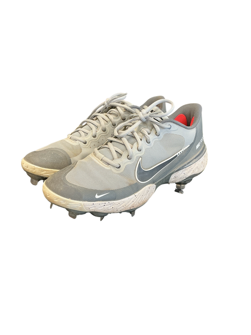Used Nike ALPHA HUARACHE BB/SB Cleats Grey Senior 9 11892-S000023525 Vist Large View of Product Image Which is Used Nike ALPHA HUARACHE BB/SB Cleats Grey Senior 9