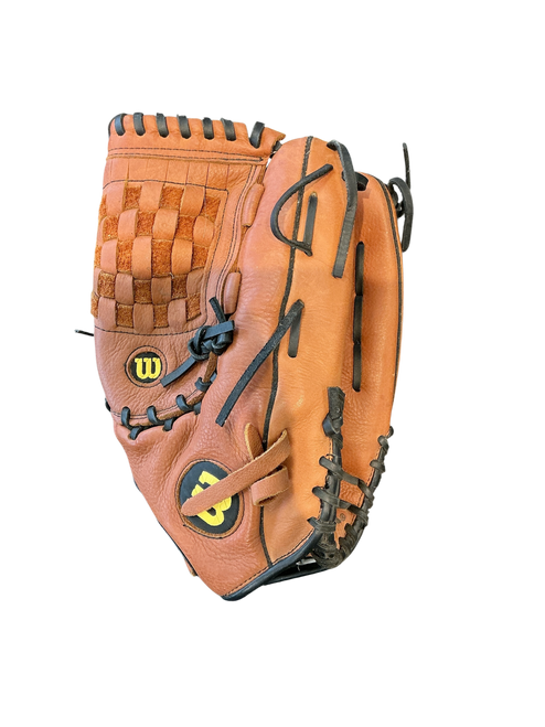 Vist Large View of Product Image Which is Used Wilson SOFTBALL XXXL BB/SB Glove RH Throw Brown 14"