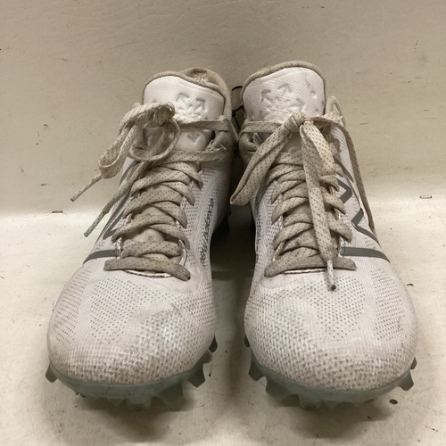 Vist Large View of Product Image Which is Used New Balance LAX Cleats Mens White Senior 9
