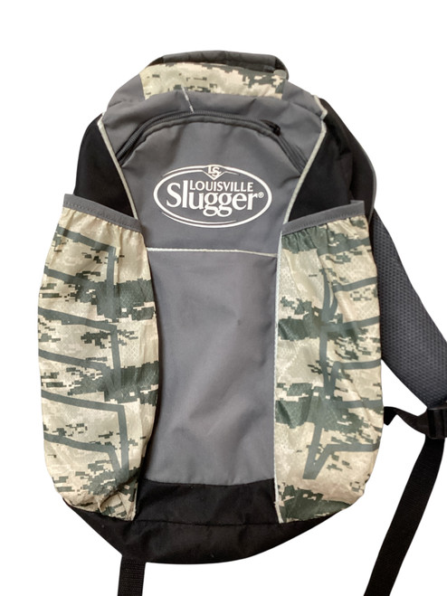Vist Large View of Product Image Which is Used Louisville Slugger CAMO BACKPACK BB/SB Player Backpack None