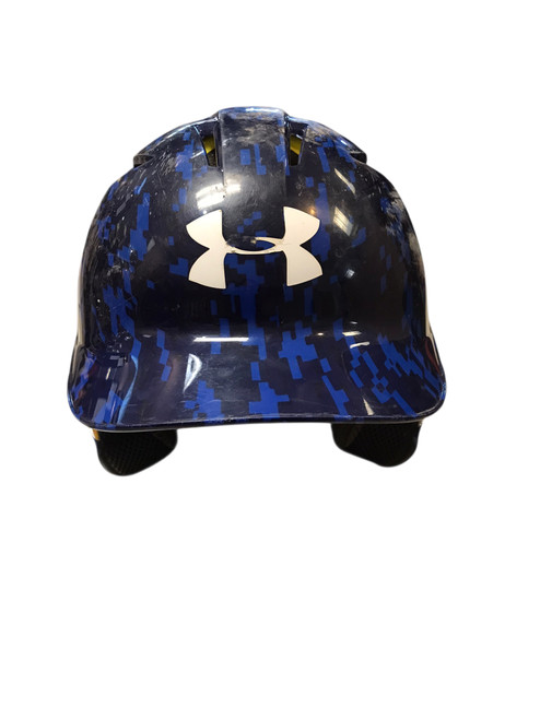 Vist Large View of Product Image Which is Used Under Armour UABH2-100 Batting Helmet No Mask Navy Blue MD