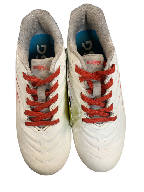 Vist Large View of Product Image Which is Used Soccer Cleats White Youth 12.0