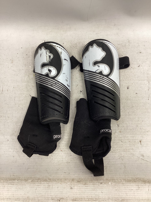 Vist Large View of Product Image Which is Used Puma Soccer Shin Guards Junior Black Junior