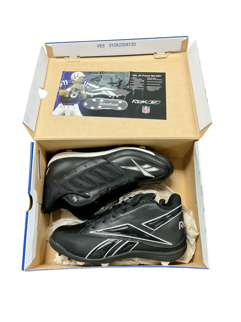 Vist Large View of Product Image Which is New Reebok Adult FB Cleats Black Senior 6