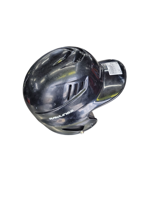 Vist Large View of Product Image Which is Used Rawlings BATTING HELMET 6 1/4 - 6 7/8 Batting Helmet No Mask Black One Size
