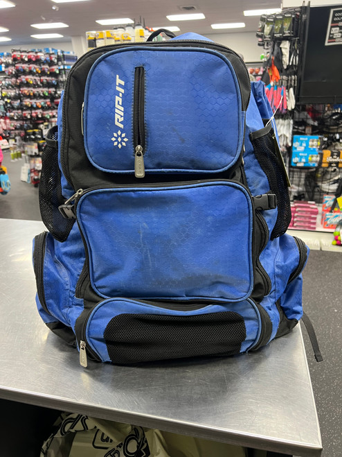 Vist Large View of Product Image Which is Used RIP-IT CLASSIC SOFTBALL BACKPACK BB/SB Player Backpack Navy Blue