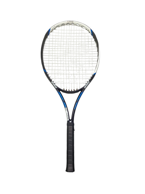 Used Prince BLUE LS 110 Adult Tennis Racquet Black 4 5/8" 11347-S000257548 Vist Large View of Product Image Which is Used Prince BLUE LS 110 Adult Tennis Racquet Black 4 5/8"