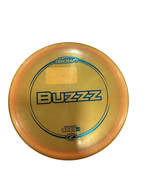 Used Discraft BUZZZ Disc Golf Mid Range Yellow 11884-S000054282 Vist Large View of Product Image Which is Used Discraft BUZZZ Disc Golf Mid Range Yellow