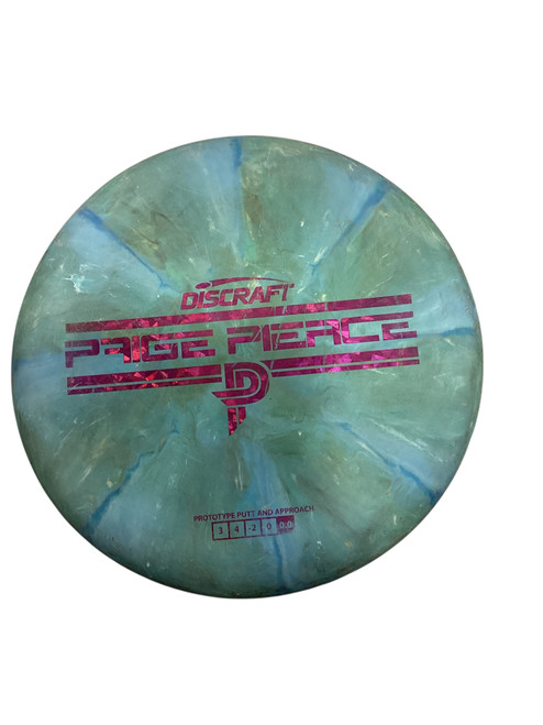 Vist Large View of Product Image Which is Used Discraft LUNA Disc Golf Putter Royal Blue