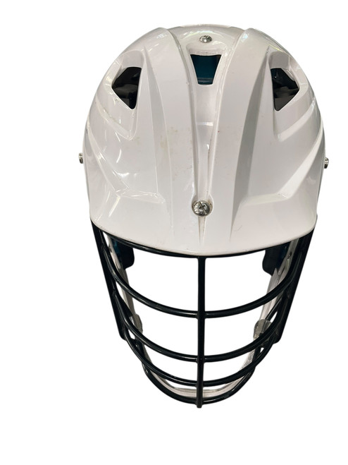 Vist Large View of Product Image Which is Used Schutt STALLION 550 Lacrosse Helmet White MD