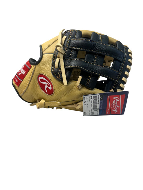 Vist Large View of Product Image Which is New Rawlings SS12CB BB/SB Glove RH Throw Black And Natural 12"