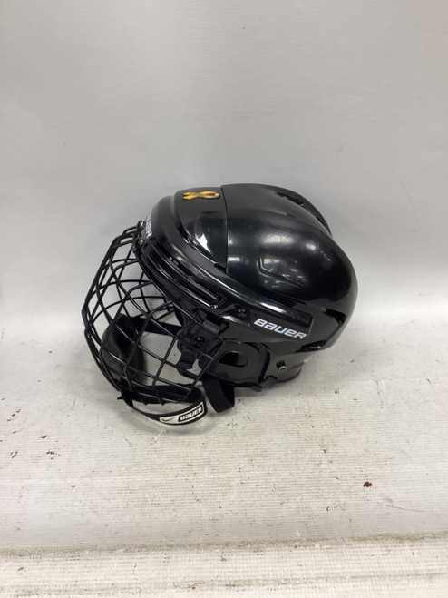 Vist Large View of Product Image Which is Used Bauer BAUER COACHS HELMET Helmet Cage Combo Black SM