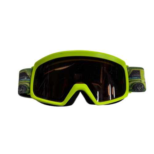 Vist Large View of Product Image Which is Used Smith Snow Goggles Youth Neon Green