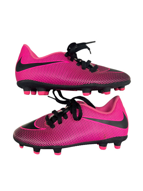 Vist Large View of Product Image Which is Used Nike Soccer Cleats Pink Youth 12.0