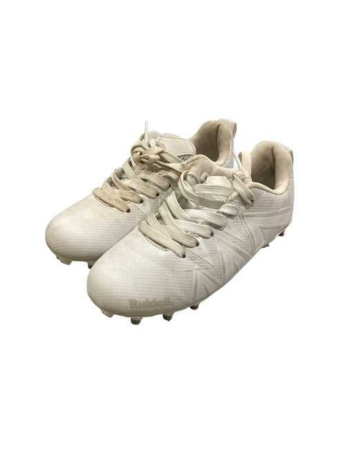 Vist Large View of Product Image Which is Used Adidas Soccer Cleats White Junior 01