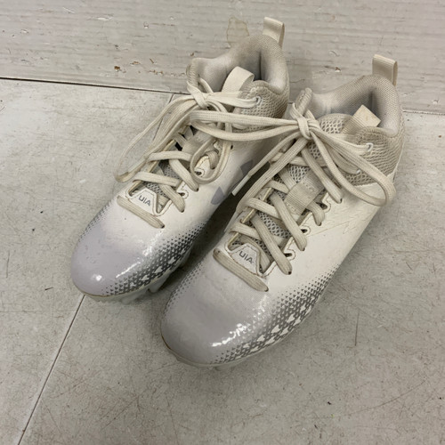 Vist Large View of Product Image Which is Used Under Armour Jr FB Cleats White Junior 02.5