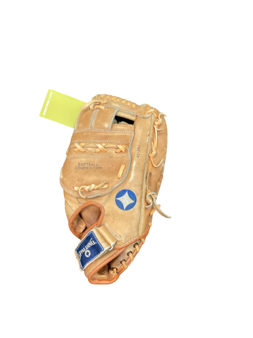 Vist Large View of Product Image Which is Used Spalding SUPREME BB/SB Glove RH Throw Brown 13"