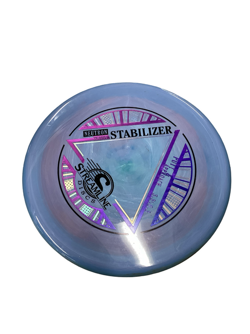 Vist Large View of Product Image Which is Used Streamline NEUTRON STABILIZER Disc Golf Putter Royal Blue 173g