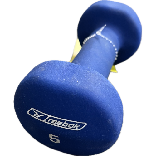 Used Reebok Hex Dumbbell Royal Blue 5 lb 11855-S000192850 Vist Large View of Product Image Which is Used Reebok Hex Dumbbell Royal Blue 5 lb